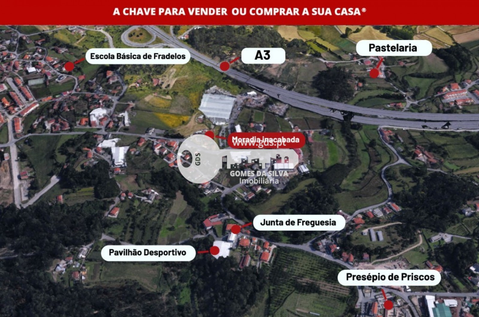 Moradia T3 para Venda em Priscos, Braga, Braga - Imagem 3