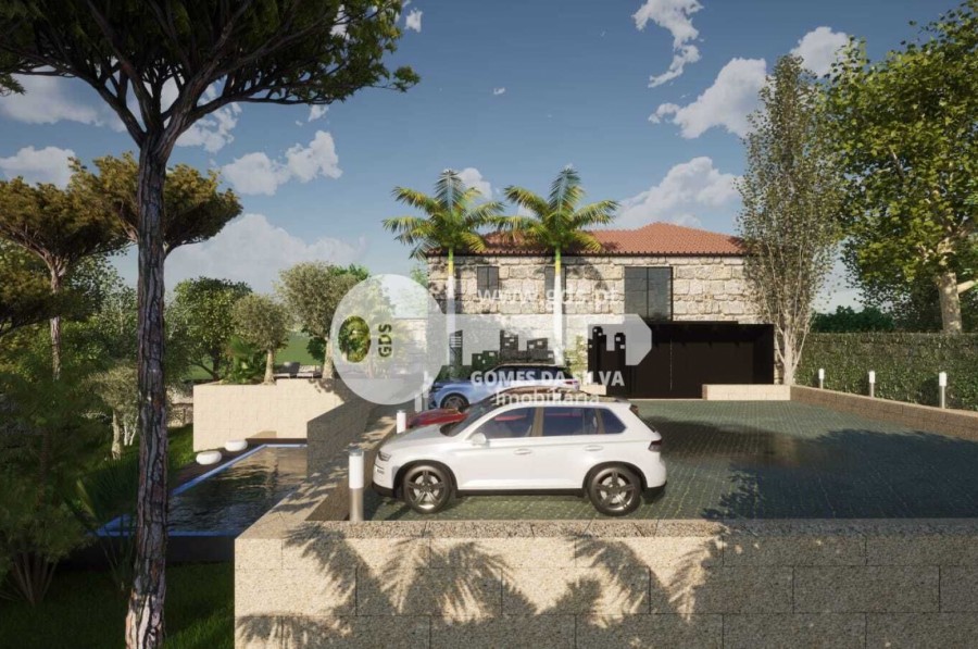 Moradia em estrutura com projeto para 3 apartamentos em Jesufrei - Gomes da Silva - Imagem 1 Moradia em Lemenhe, Mouquim e Jesufrei, Vila Nova de Famalicão, Braga - Imagem 1